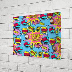 Холст прямоугольный Year baby Pop art print, цвет: 3D-принт — фото 2