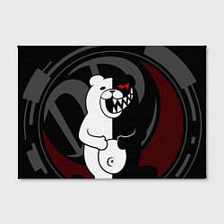 Холст прямоугольный MONOKUMA МОНОКУМА DANGANRO, цвет: 3D-принт — фото 2