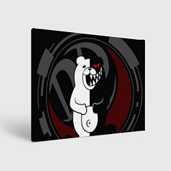 Холст прямоугольный MONOKUMA МОНОКУМА DANGANRO, цвет: 3D-принт