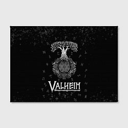 Холст прямоугольный Valheim Руны Иггдрасиль, цвет: 3D-принт — фото 2
