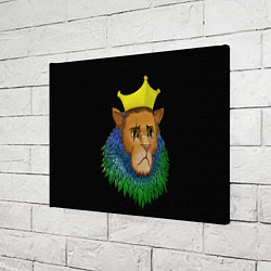 Холст прямоугольный Lion art, цвет: 3D-принт — фото 2