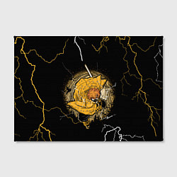 Холст прямоугольный ЗЕНИЦУ ZENITSU КЛИНОК РАССЕКАЮЩИЙ ДЕМОНОВ, цвет: 3D-принт — фото 2