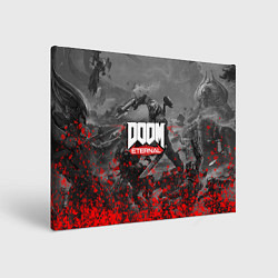 Холст прямоугольный DOOM, цвет: 3D-принт