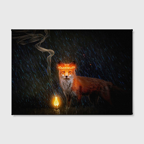 Картина прямоугольная Лиса с огненной короной / 3D-принт – фото 2