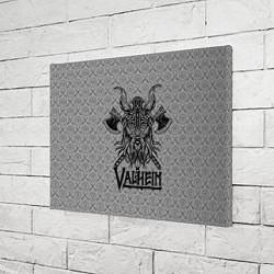 Холст прямоугольный Valheim Viking dark, цвет: 3D-принт — фото 2