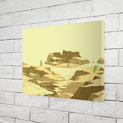Холст прямоугольный Пустыня, цвет: 3D-принт — фото 2