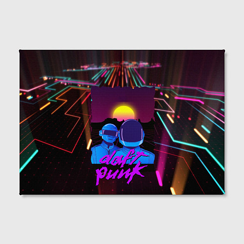 Картина прямоугольная Daft Punk Electrix / 3D-принт – фото 2