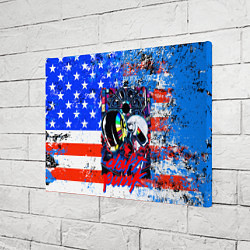 Холст прямоугольный Daft Punk american dream, цвет: 3D-принт — фото 2