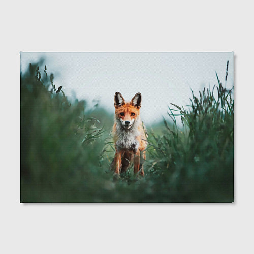 Картина прямоугольная Лисица в зелени / 3D-принт – фото 2