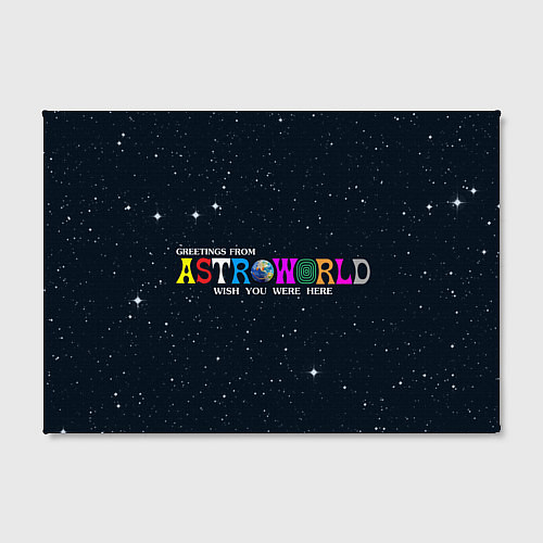 Картина прямоугольная Astroworld / 3D-принт – фото 2