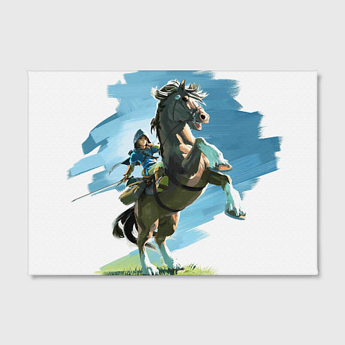 Картина прямоугольная Линк на коне / 3D-принт – фото 2