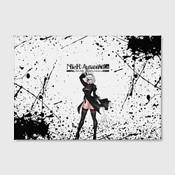 Холст прямоугольный Nier Automata YoRHa Z, цвет: 3D-принт — фото 2