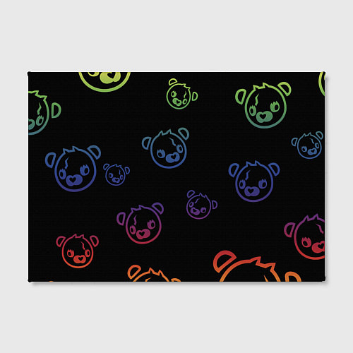 Картина прямоугольная Colorful Bear / 3D-принт – фото 2