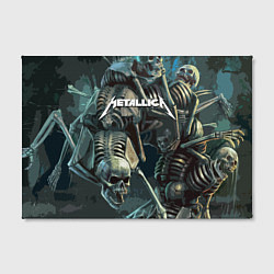 Холст прямоугольный Metallica Metal Skull, цвет: 3D-принт — фото 2