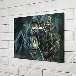 Холст прямоугольный Metallica Metal Skull, цвет: 3D-принт — фото 2