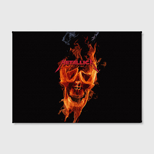 Картина прямоугольная Metallica Flame / 3D-принт – фото 2