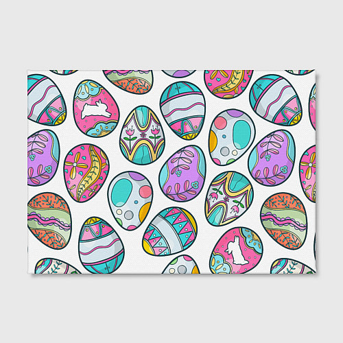 Картина прямоугольная Пасхальные яйца / 3D-принт – фото 2