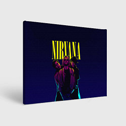 Холст прямоугольный Nirvana Neon, цвет: 3D-принт