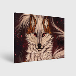 Холст прямоугольный Красивая Волчица, цвет: 3D-принт