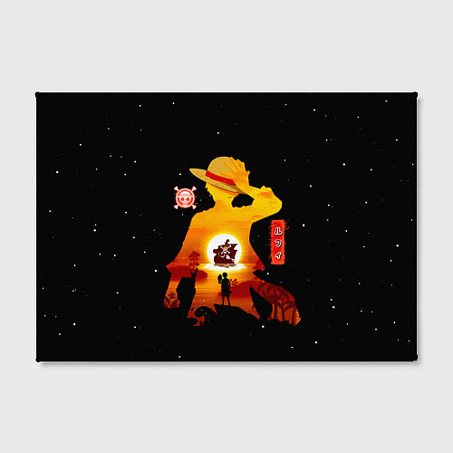 Картина прямоугольная Манки Д Луффи пираты Соломенной Шляпы / 3D-принт – фото 2