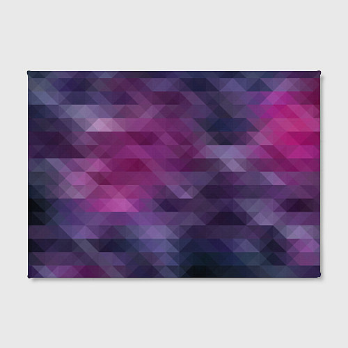 Картина прямоугольная Фиолетово-бордовый узор / 3D-принт – фото 2