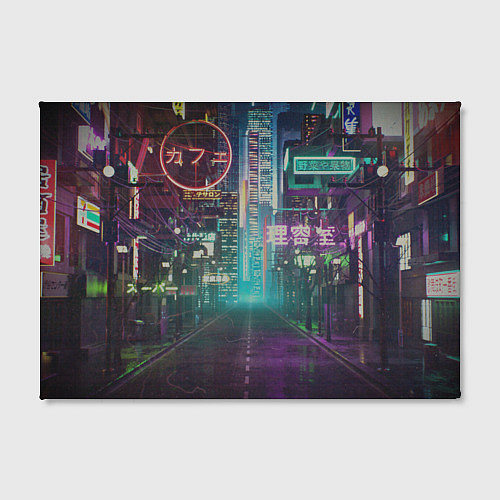 Картина прямоугольная Neon Tokyo / 3D-принт – фото 2