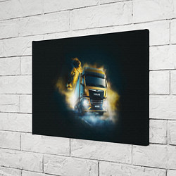 Холст прямоугольный Man Leon, цвет: 3D-принт — фото 2