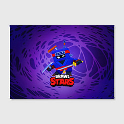 Холст прямоугольный Ninja Ash Brawl Stars Эш, цвет: 3D-принт — фото 2