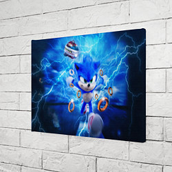 Холст прямоугольный SONIC СИНИЙ ЁЖ Z, цвет: 3D-принт — фото 2