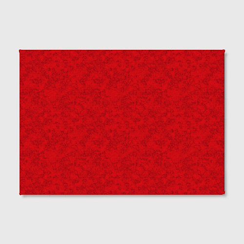 Картина прямоугольная Ярко-красный мраморный узор / 3D-принт – фото 2