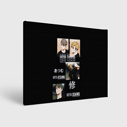 Холст прямоугольный Братья мия мию волейбол, цвет: 3D-принт