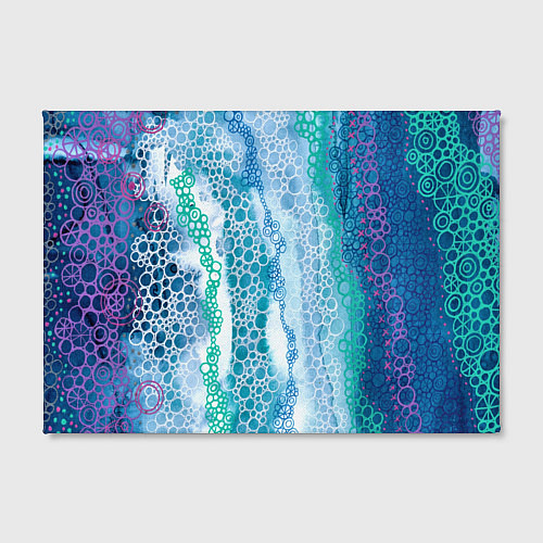 Картина прямоугольная Водопад красочной пены / 3D-принт – фото 2