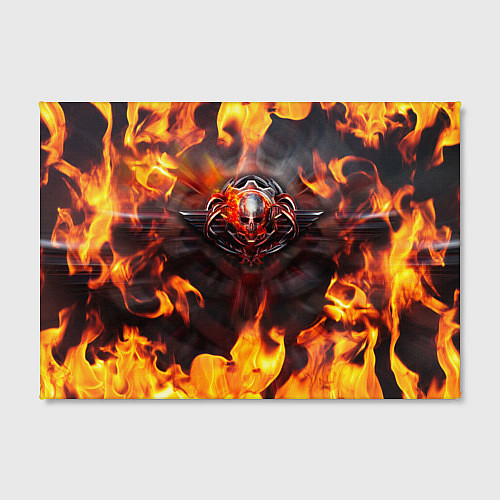 Картина прямоугольная FIRE GEARS OF WAR ПОСТЕР В ОГНЕ Z / 3D-принт – фото 2