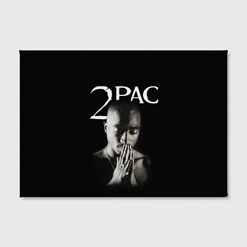 Картина прямоугольная TUPAC / 3D-принт – фото 2