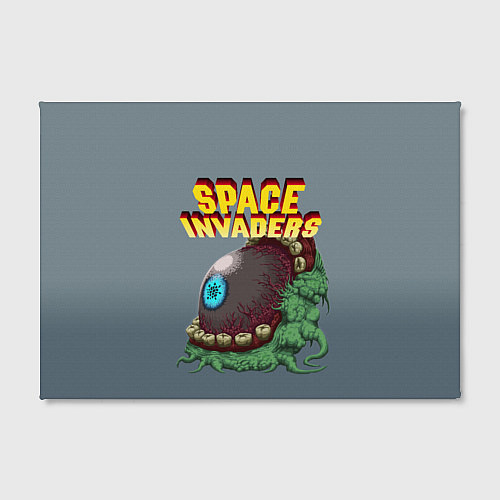 Картина прямоугольная Boss Space Invaders Old game Z / 3D-принт – фото 2