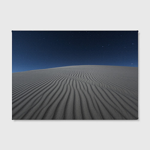 Картина прямоугольная Пустыня дюна песок ночь / 3D-принт – фото 2