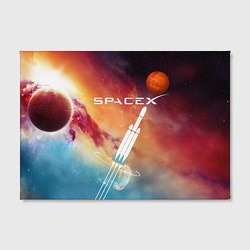 Картина прямоугольная Space X / 3D-принт – фото 2