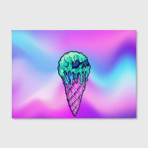 Картина прямоугольная Мороженое Ice Scream Череп Z / 3D-принт – фото 2