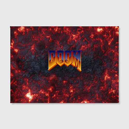 Картина прямоугольная DOOM ДУМ Z / 3D-принт – фото 2