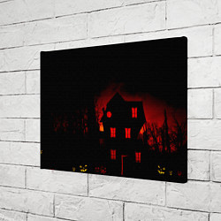 Холст прямоугольный Дом Монстр, цвет: 3D-принт — фото 2