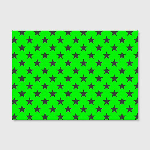 Картина прямоугольная Звездный фон зеленый / 3D-принт – фото 2