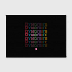Холст прямоугольный DYNAMITE BTS, цвет: 3D-принт — фото 2