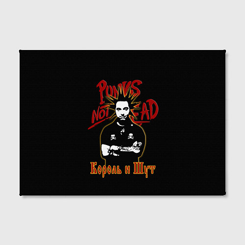 Картина прямоугольная Punks Not Dead КиШ / 3D-принт – фото 2