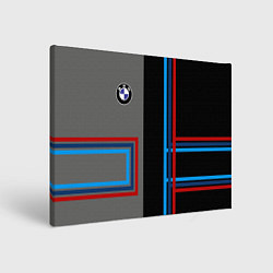 Холст прямоугольный Автомобиль BMW БМВ, цвет: 3D-принт
