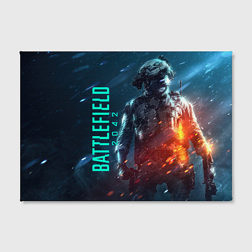 Картина прямоугольная BATTLEFIELD 2042 SOLDIER WARS / 3D-принт – фото 2