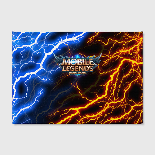 Картина прямоугольная Mobile Legends разряды молний flash / 3D-принт – фото 2