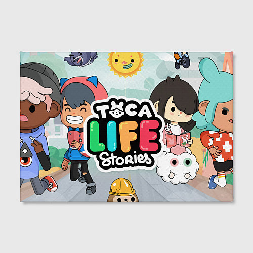 Картина прямоугольная Toca Life: Stories / 3D-принт – фото 2