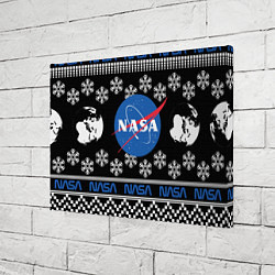 Холст прямоугольный НАСА НОВЫЙ ГОД, цвет: 3D-принт — фото 2