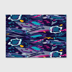 Холст прямоугольный Космический абстрактный паттерн, цвет: 3D-принт — фото 2