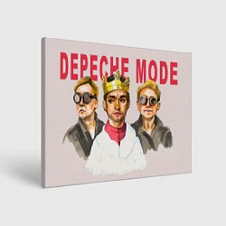 Холст прямоугольный Depeche mode here, цвет: 3D-принт
